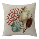 GobekUsa Coastal Cushion Cover - Sea Theme Decorative Sofa Pillowcase
