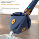 GobekUsa 360 Rotating Telescopic Triangle Floor Mop & Window Squeegee