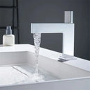 GobekUsa Brushed Gold Brass Bathroom Basin Faucet Single Handle Cold Hot Water Sink Tap