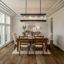 GobekUsa Kristal Glass Rectangle Pendant Lights - Nordic Classic Dining Table Luminaire