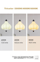 GobekUsa Japan LED Pendant Lights: Modern Chandelier for Living Room, Bedroom, Dining Room