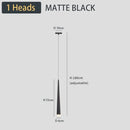 GobekUsa Black LED Ceiling Chandelier: Stylish Staircase Lighting for Home Decor & Living Room