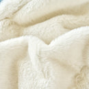 GobekUsa Cozy Faux Rabbit Fur Blanket, Soft Fluffy Quilt for Single, Anti-Static Warm Throw