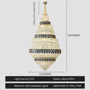 GobekUsa Crystal Headlight Luxury Lighting for Villa, Hotel, and Restaurant