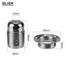 GobekUsa Industrial Metal Lamp Base Holder E26 E27 Light Sockets for Pendant Shade