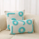 GobekUsa Geometric Chenille Embroidered Pillow Covers Boho Moroccan Style Decor