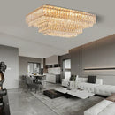 GobekUsa Crystal Round Ceiling Lamp - Nordic Luxury Home Decor Luxe Chandelier