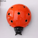 GobekUsa Ladybug Ceramic Ashtray - Windproof Desk Decoration & Smoking Accessory