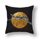 GobekUsa Ginkgo Leaves Print Sofa Pillowcase 45x45cm Modern Nordic Chair Cushion Cover