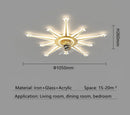 GobekUsa 2023 Modern Chandelier Ceiling Fan Lights for Living Room Bedroom Upscale Decor