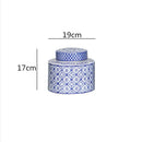 GobekUsa Chinese Retro Ceramics Golden Vase with Cover for Home Décor and Organization