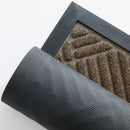 GobekUsa Large Rubber Indoor Outdoor Doormat | Durable Shoe Scraper Mat