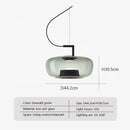 GobekUsa Brokis Glass Pendant Lamp - Nordic Creative Hanging Light for Home and Hospitality
