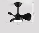 GobekUsa 22" Children Room LED Ceiling Fan Light Remote Control Small Fan Lamp