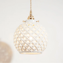 GobekUsa French Minimalism Ceramic LED Pendant Light for Home Decor