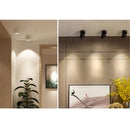 GobekUsa COB LED Ceiling Spot Light, Adjustable Angle, Black/White Shade, AC85-265V