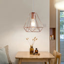 GobekUsa Industrial Metal Cage Pendant Lamp for Home Lighting