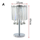 GobekUsa Crystal Table Lamps: Modern Warm Living Room Study Desk Decor Fixtures