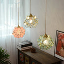 GobekUsa Glass Copper LED Pendant Lamp | Nordic Modern Luxury Hanging Light