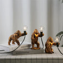 GobekUsa King Kong Resin Night Light: Customizable LED Table Lamp for Modern Living Spaces