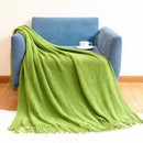 GobekUsa Knitted Pineapple Grid Throw Blanket - Nordic Sofa Blanket for Home Decor