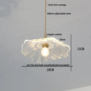 GobekUsa Ice Cube Glass LED Pendant Light Modern Home Decor Hanging Lamp