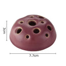 GobekUsa Lotus Seedpod Ceramic Vase Artificial Flower Pot Modern Desk Decor