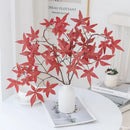 GobekUsa Artificial Maple Leaf Bouquet for Wedding and Home Decor