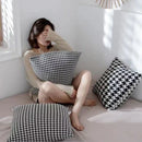 GobekUsa Houndstooth Plaid Pillow Cover - Nordic Style for Home, Bedroom, Sofa deco