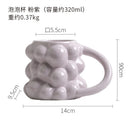 GobekUsa Grape Ceramic Mug: Cute, High Value, Office & Home Milk Cup, Women's Gift.