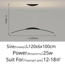 GobekUsa LED Ceiling Pendant Lamp: Minimalist Chandelier, Height Adjustable, Home Decor Solution