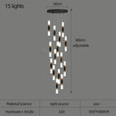 GobekUsa LED Chandelier Stairway Lamp Dining Table Kitchen Lighting Acrylic Chandelier