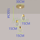 GobekUsa Crystal LED Chandelier: Modern 5head Highlight for Bedroom, Bar, Study Room Decor