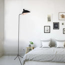 GobekUsa LED Tripod Floor Lamp Adjustable Spider Arm Standing Light Industrial Loft Decor