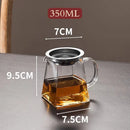 GobekUsa Glass Fair Cup, Kung Fu Tea Set, Heat Resistant Borosilicate Teapot Dispenser