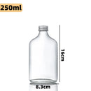 GobekUsa Clear Glass Beverage Bottles: Reusable for Juicing, Smoothies, Kombucha, Tea, Milk, and Wine