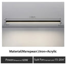 GobekUsa Black Linear LED Ceiling Light for Aisle, Bedroom, Dining, Living Room – Minimalist Design