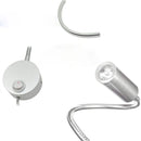 GobekUsa LED Wall Light Reading Lamp 2pcs/Lot 3W 3000K 4000K 6000K Gooseneck Task Lighting