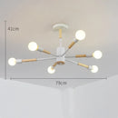 GobekUsa LED Ceiling Lights with Wooden Lampshades for Modern Livingroom and Bedroom
