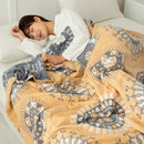 GobekUsa Double Cotton Blanket: Soft & Breathable Bed Cover