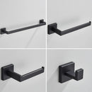 GobekUsa Brushed Gold Stainless Steel Bathroom Accessories Set: Toilet Wall Towel Bar, Paper Holder, Hook