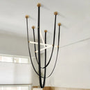 GobekUsa LED Minimalist Chandelier Pendant Lamp for Living Room Decor