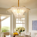 GobekUsa Butterfly Crystal Bead Large Ceiling Chandelier for Living Room Dimmable Lighting