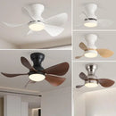 GobekUsa Low Floor DC Motor Ceiling Fan with Remote Control, 32W, Modern Black White, 220V 110V