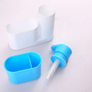GobekUsa Bathroom Shampoo Soap Dispenser Container Holder - Portable Plastic Liquid Soap Storage