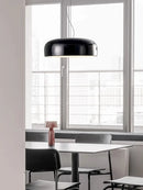 GobekUsa Italian Minimalist Round LED Ceiling Lamp Black White Bedroom Light
