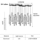 GobekUsa Gold/Silver LED Chandelier for Home, Restaurant, and Beauty Club Lighting