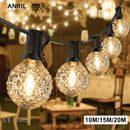 GobekUsa Dimmable LED G40 String Lights | 50FT 65FT Connectable Outdoor Fairy Light