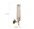GobekUsa Crystal Candle Chandelier: Elegant Hanging Lamp for Villa, Dining Room, Bedroom, Living Room