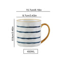 GobekUsa Japanese Style Ceramic Mug with Spoon and Lid